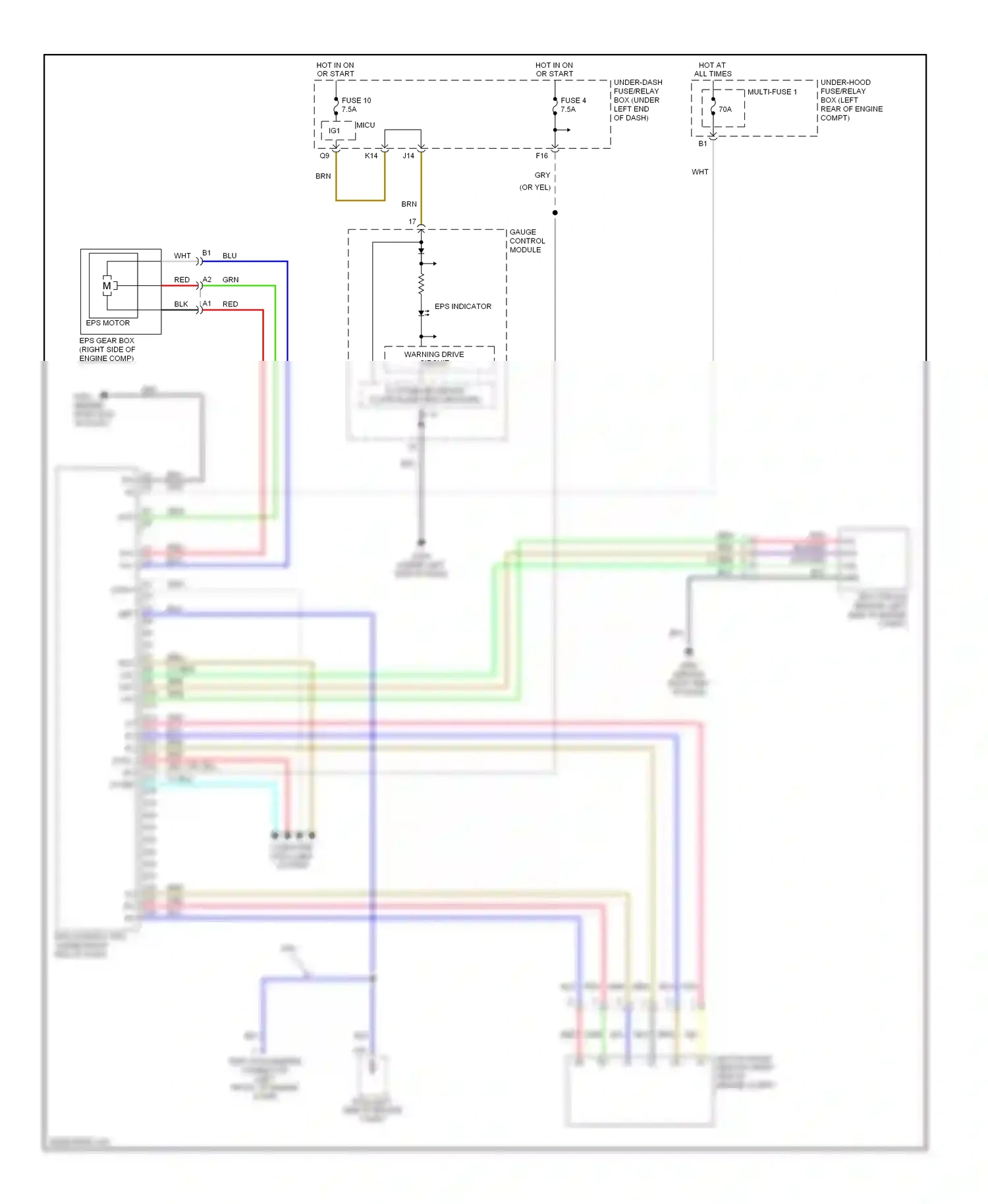 Wiring diagram controller area network for Honda Civic VIII (2005-2009) (1 of 4)