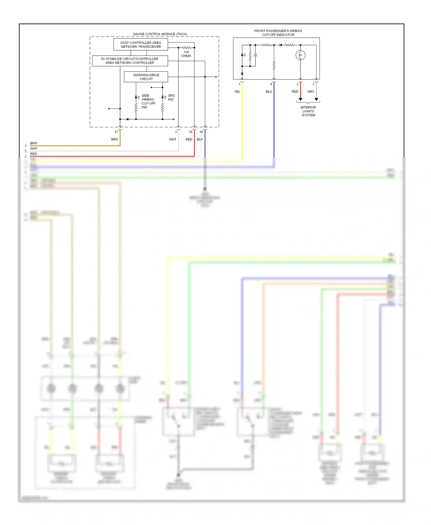 Wiring diagram fast controller area network transceiver for Honda Civic VIII (2005-2009) (3 of 6)