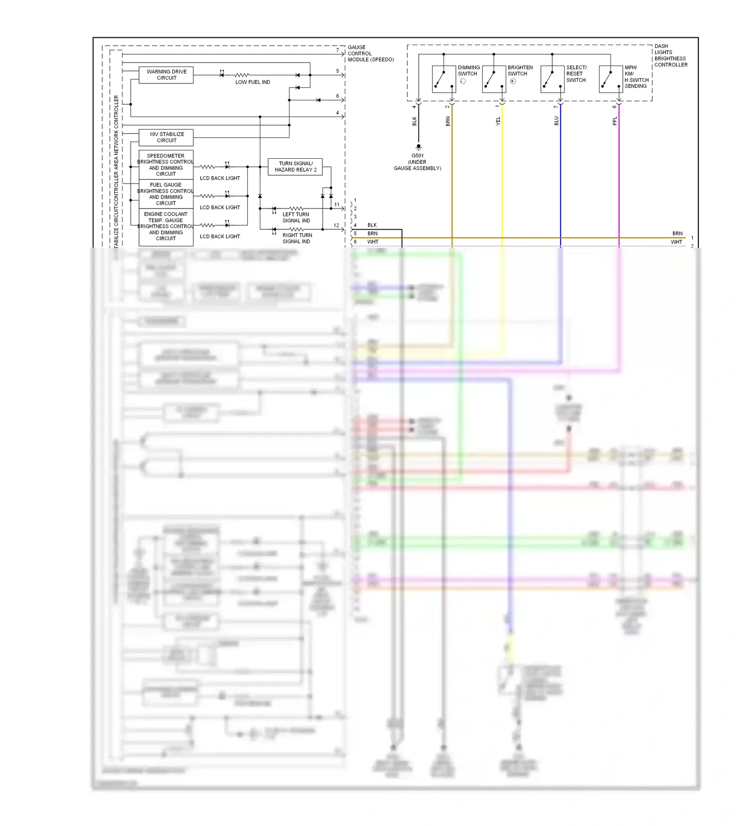 Wiring diagram fast controller network transceiver for Honda Civic VIII (2005-2009) (1 of 3)