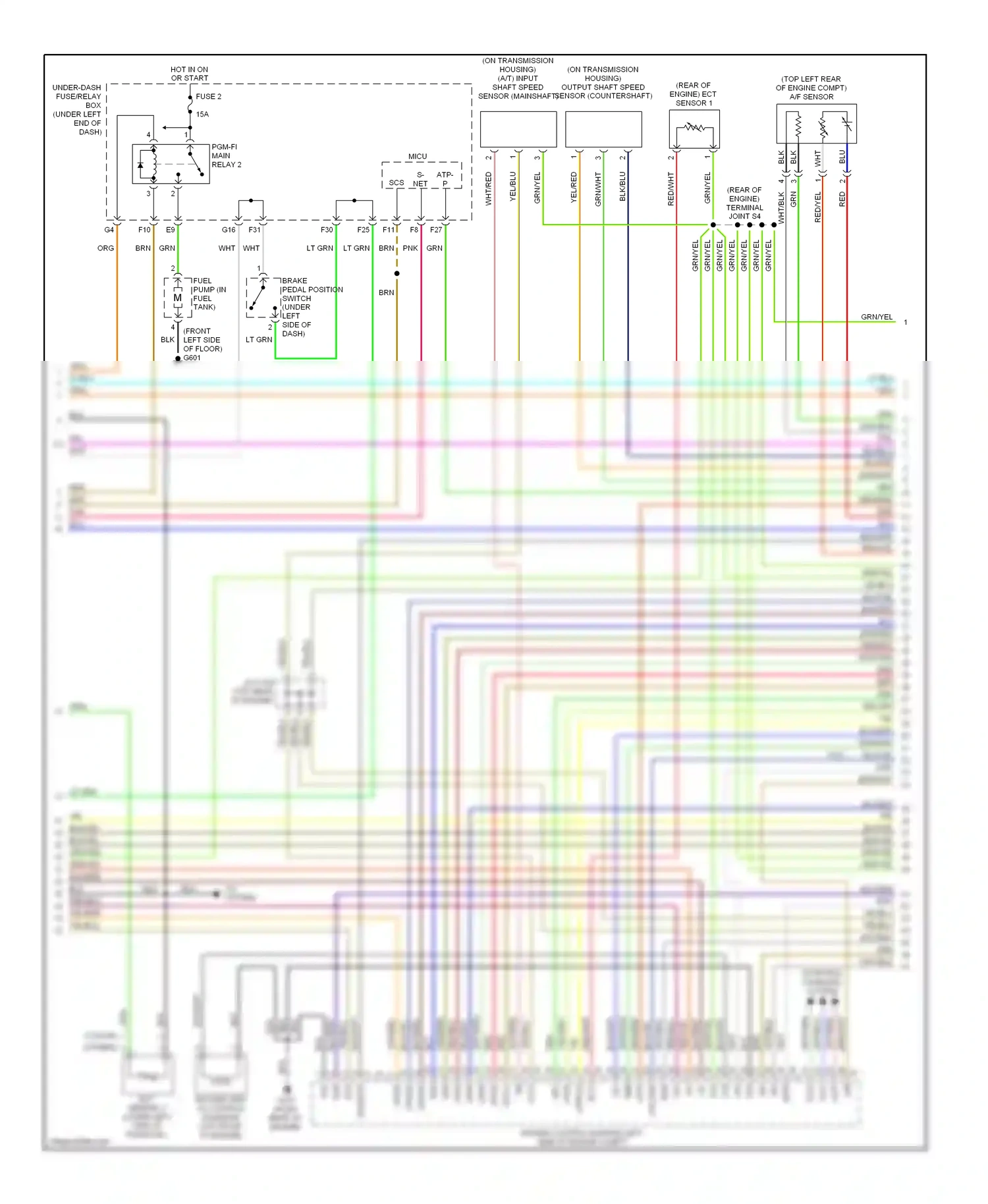 Wiring diagram imt - for Honda Civic VIII (2005-2009) (1 of 1)