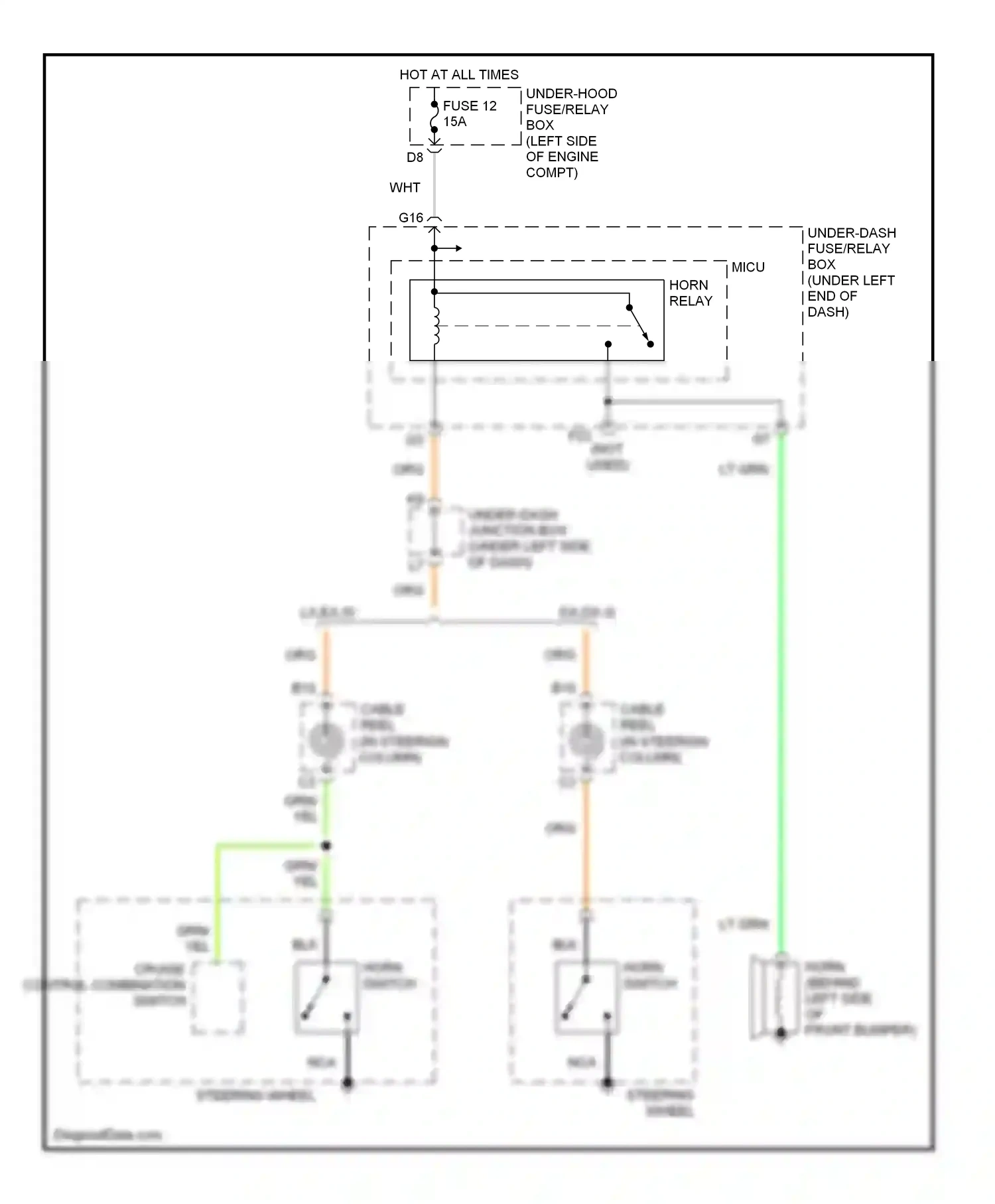 Wiring diagram lt grn for Honda Civic VIII (2005-2009) (53 of 113)
