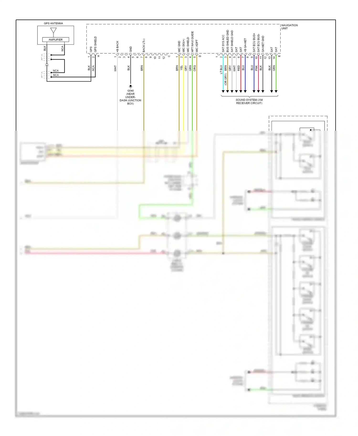 Wiring diagram nca for Honda Civic VIII (2005-2009) (15 of 30)