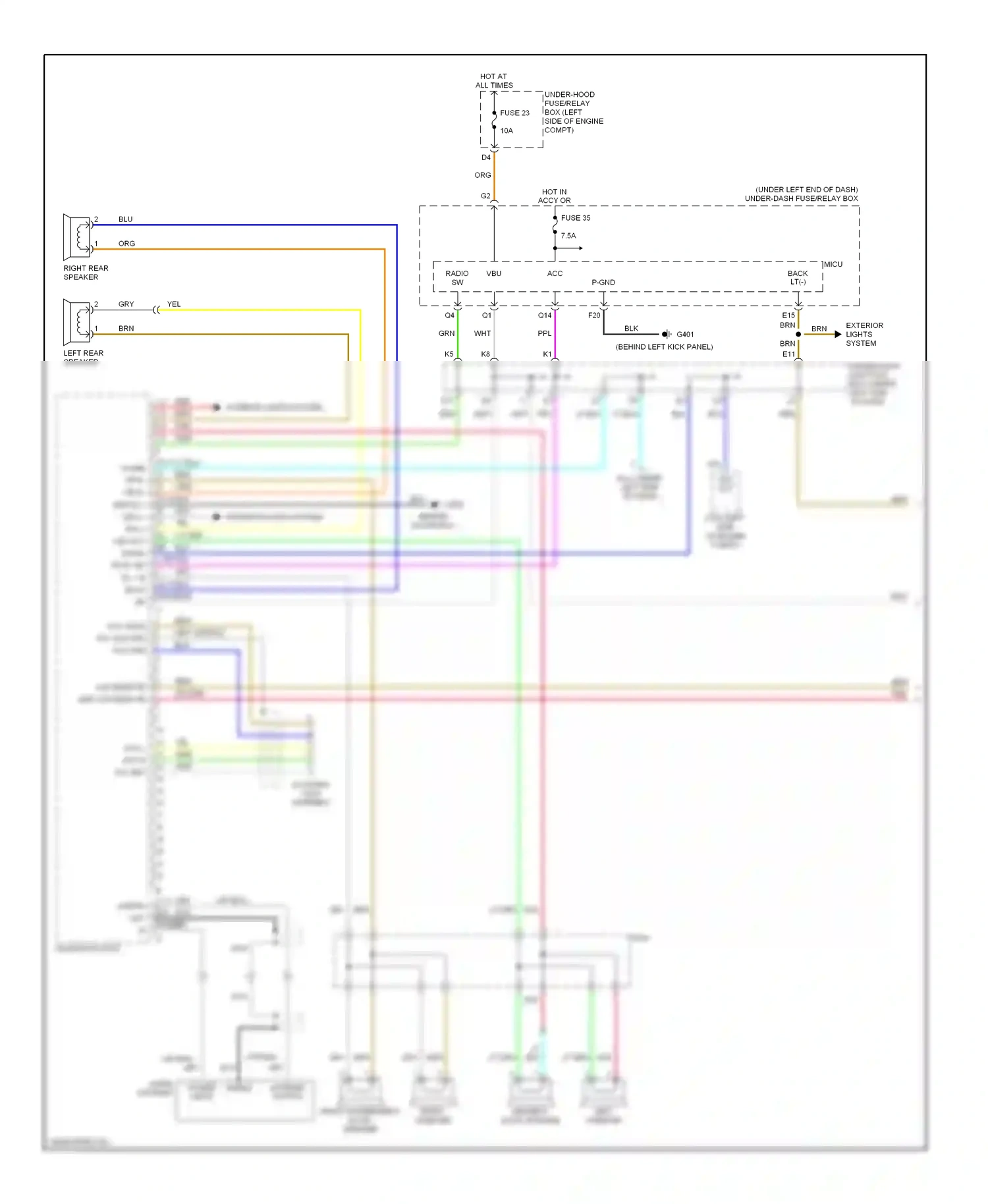 Wiring diagram nca for Honda Civic VIII (2005-2009) (18 of 30)