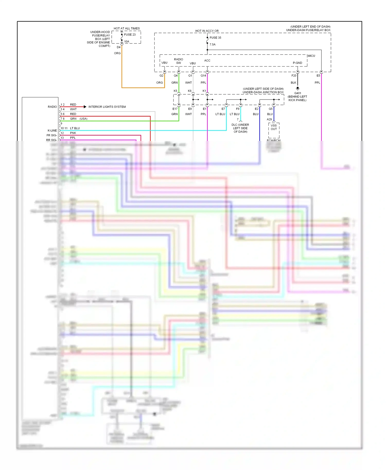 Wiring diagram nca for Honda Civic VIII (2005-2009) (24 of 30)