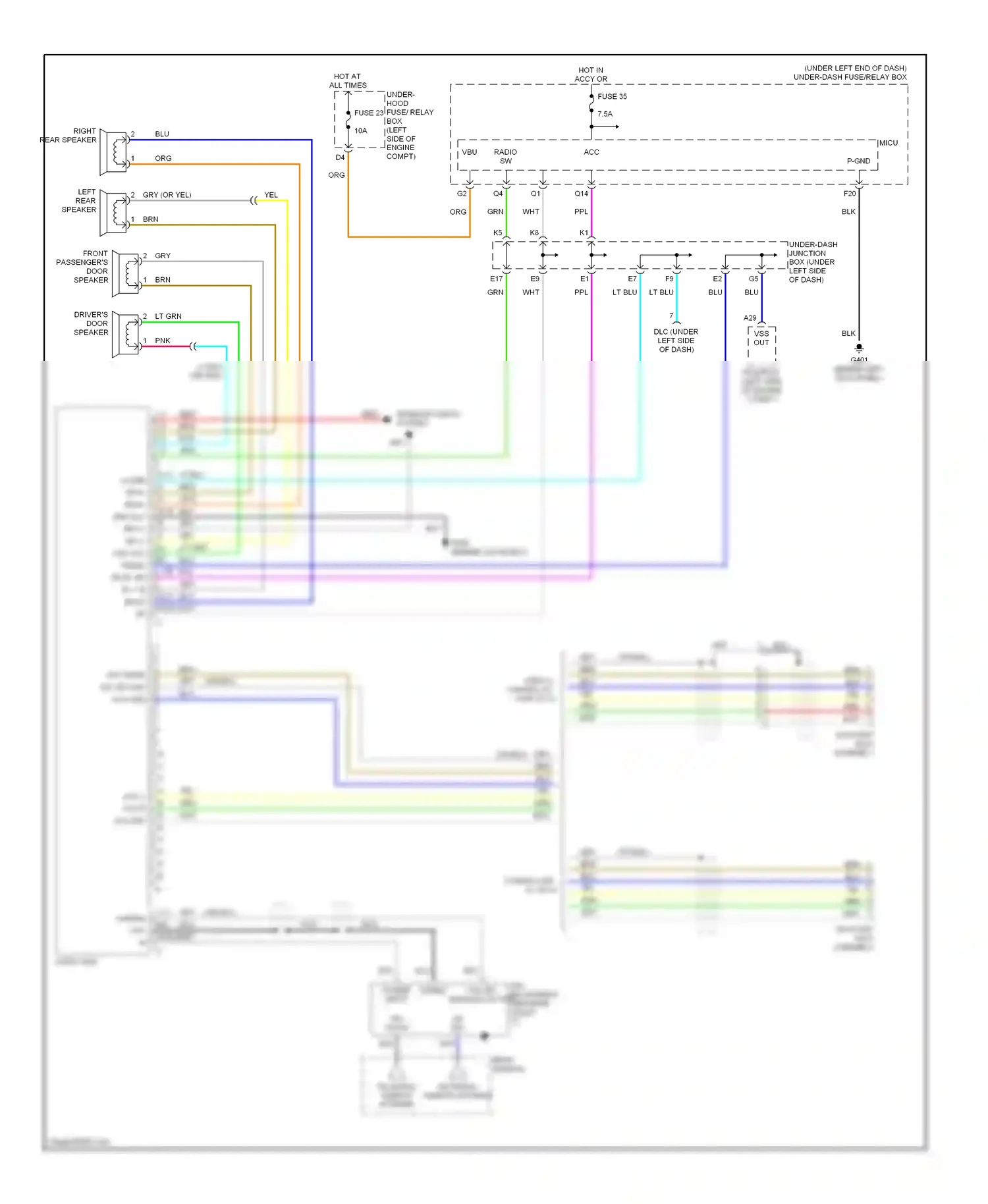 Wiring diagram nca for Honda Civic VIII (2005-2009) (28 of 30)