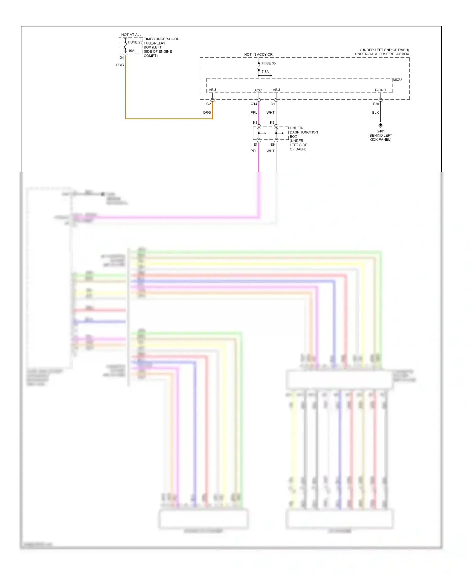Wiring diagram org/ for Honda Civic VIII (2005-2009) (83 of 118)