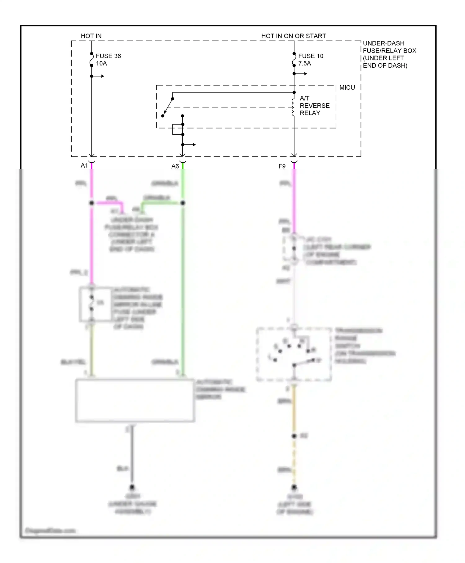 Wiring diagram ppl 2 for Honda Civic VIII (2005-2009) (1 of 1)