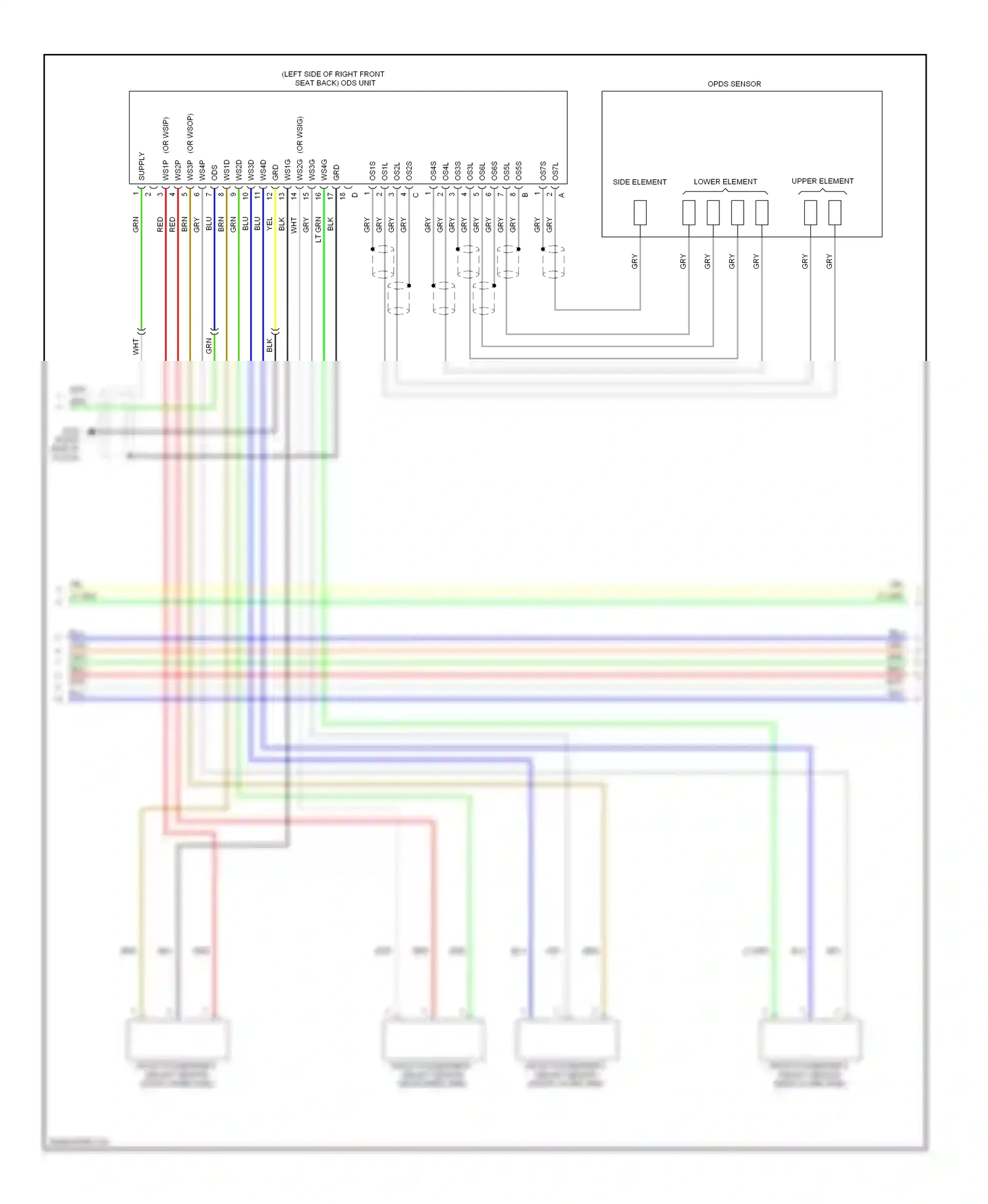 Wiring diagram red for Honda Civic VIII (2005-2009) (119 of 122)
