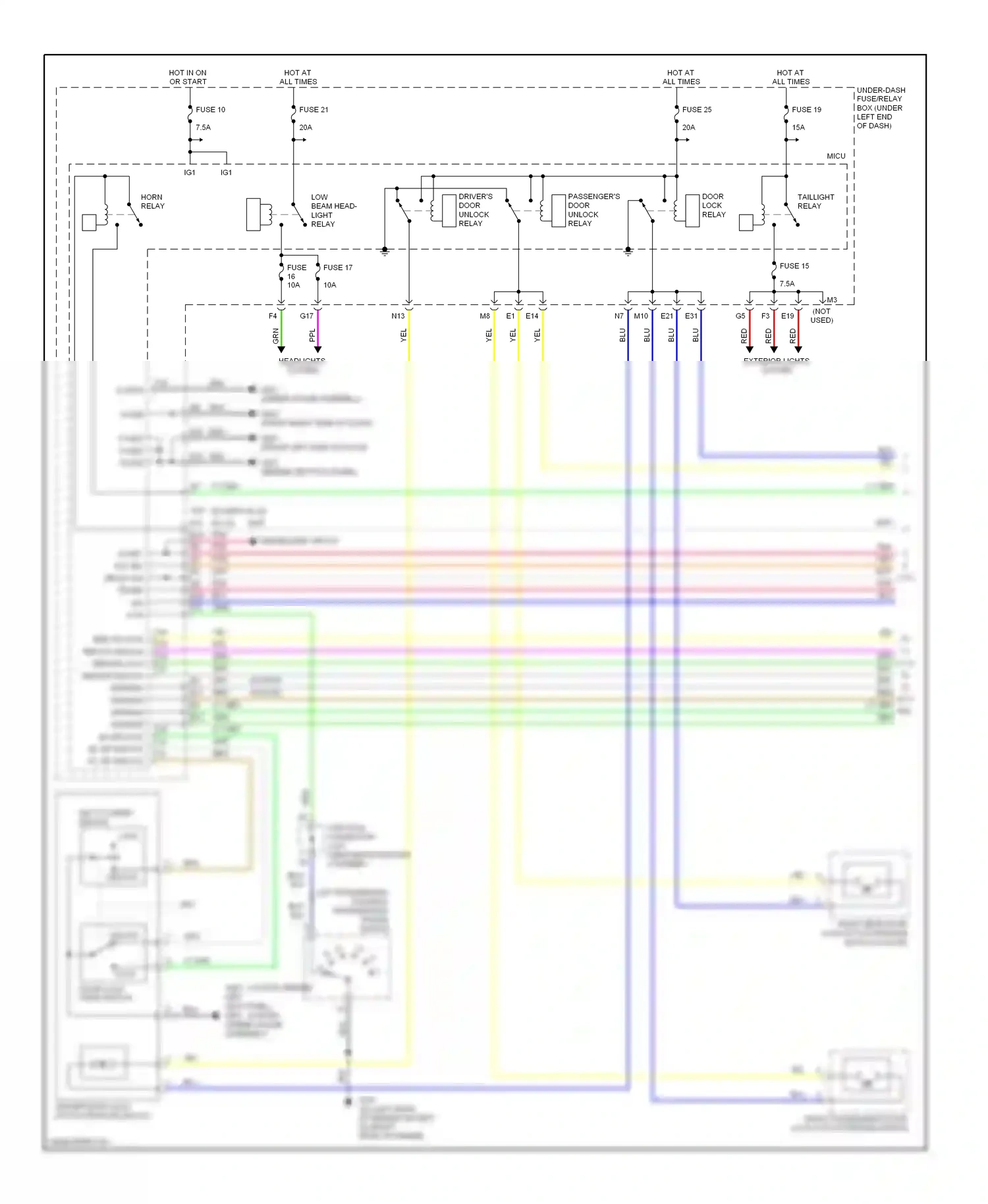 Wiring diagram red for Honda Civic VIII (2005-2009) (6 of 122)