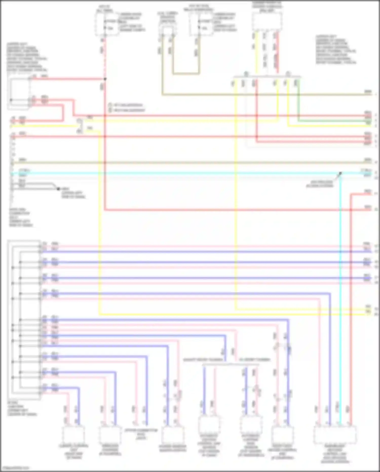 Wiring diagram automatic lighting/ rain sensor for Honda Civic X (2015-2021) (2 of 13)