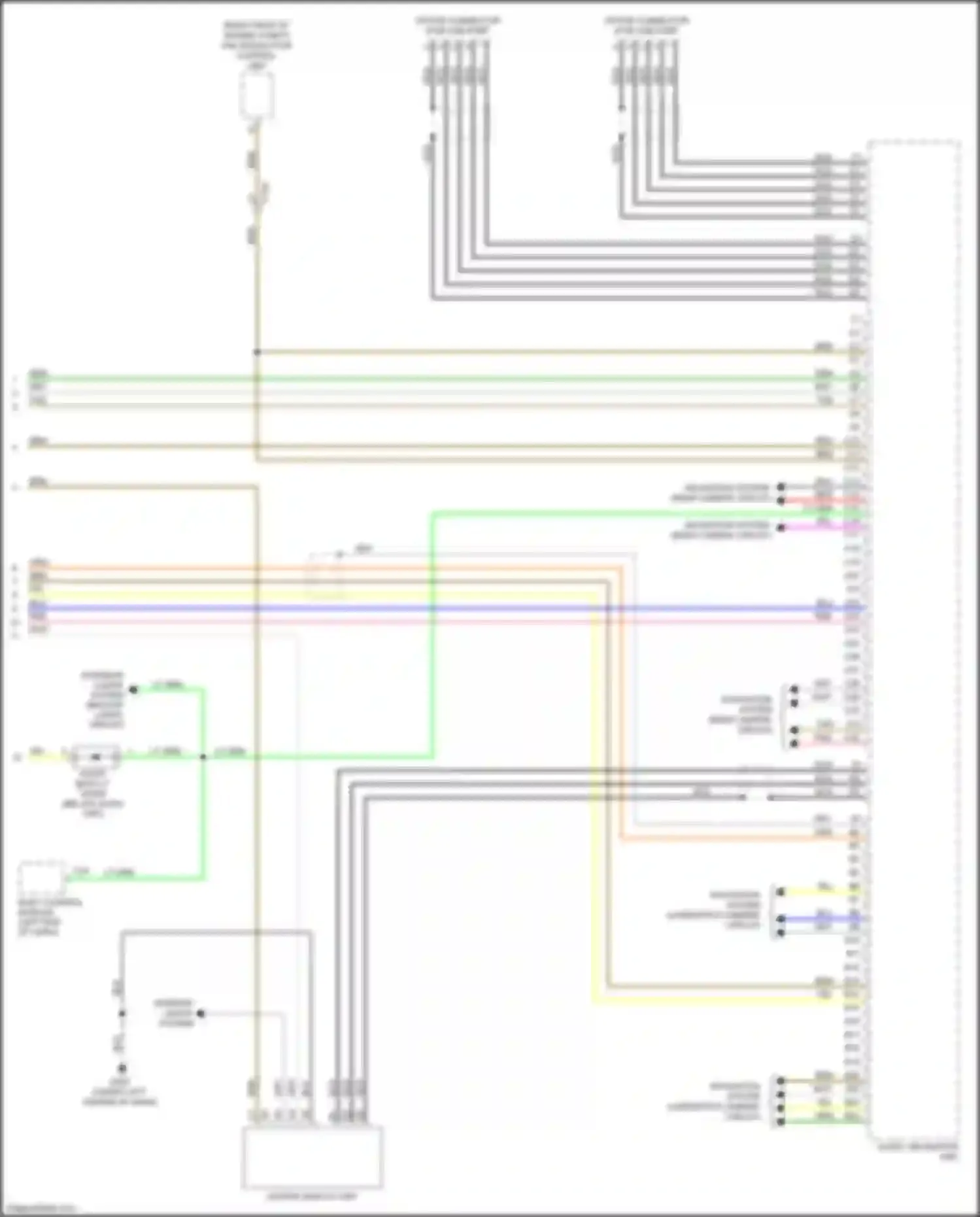 Wiring diagram backup lamps circuit for Honda Civic X (2015-2021) (11 of 15)