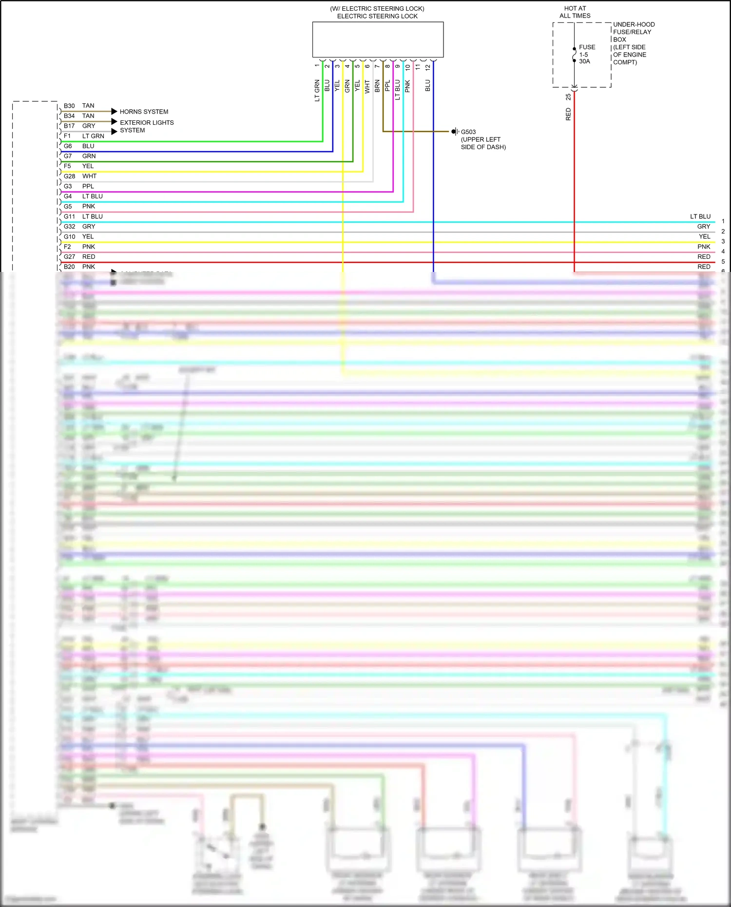 Wiring diagram blu for Honda Civic X (2015-2021) (51 of 242)