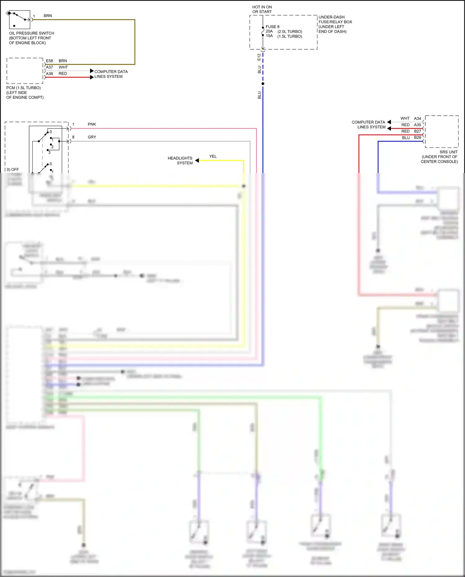Wiring diagram blu for Honda Civic X (2015-2021) (181 of 242)