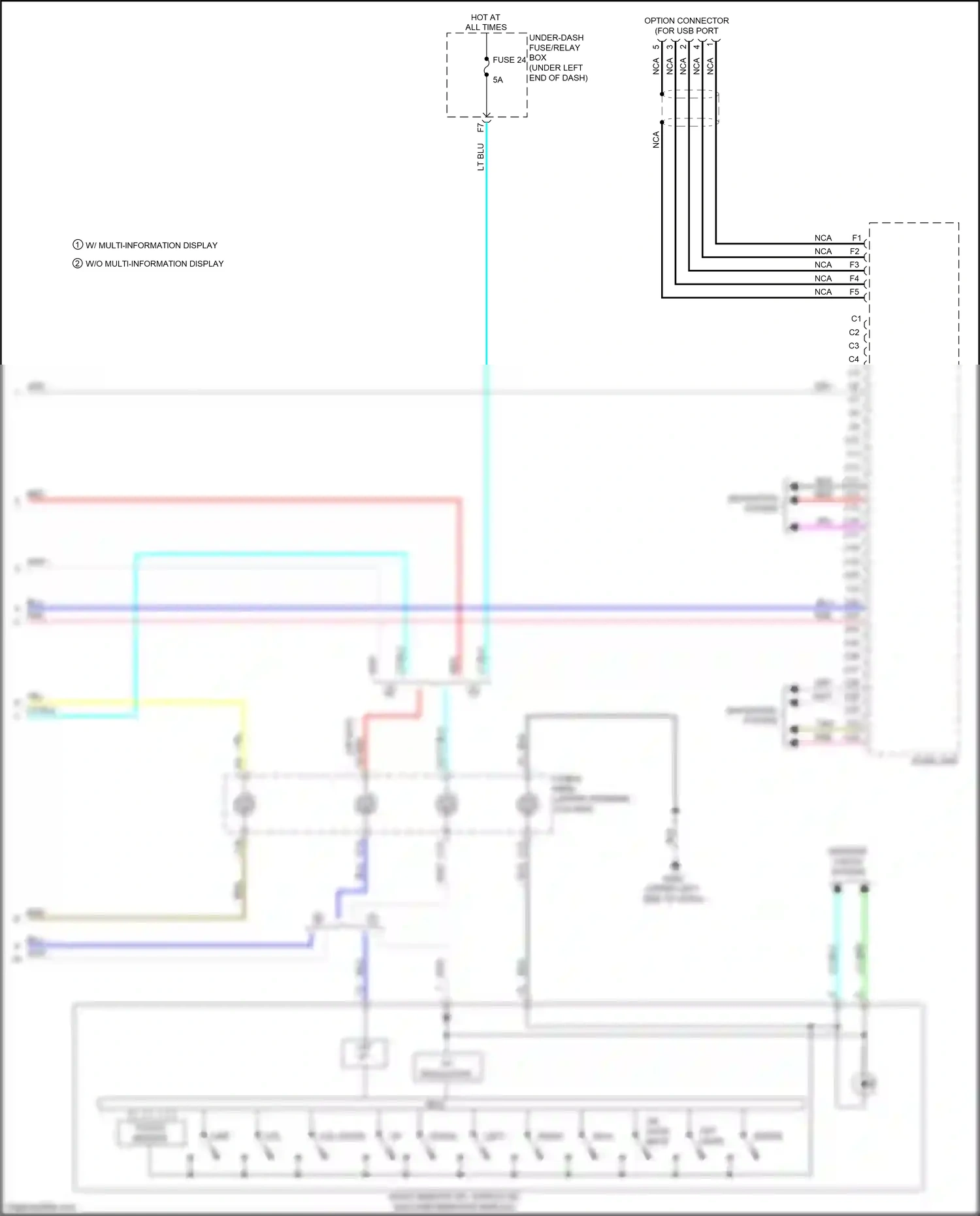 Wiring diagram blu for Honda Civic X (2015-2021) (61 of 242)