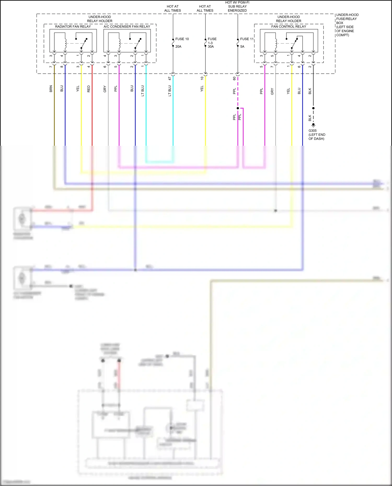 Wiring diagram blu for Honda Civic X (2015-2021) (202 of 242)