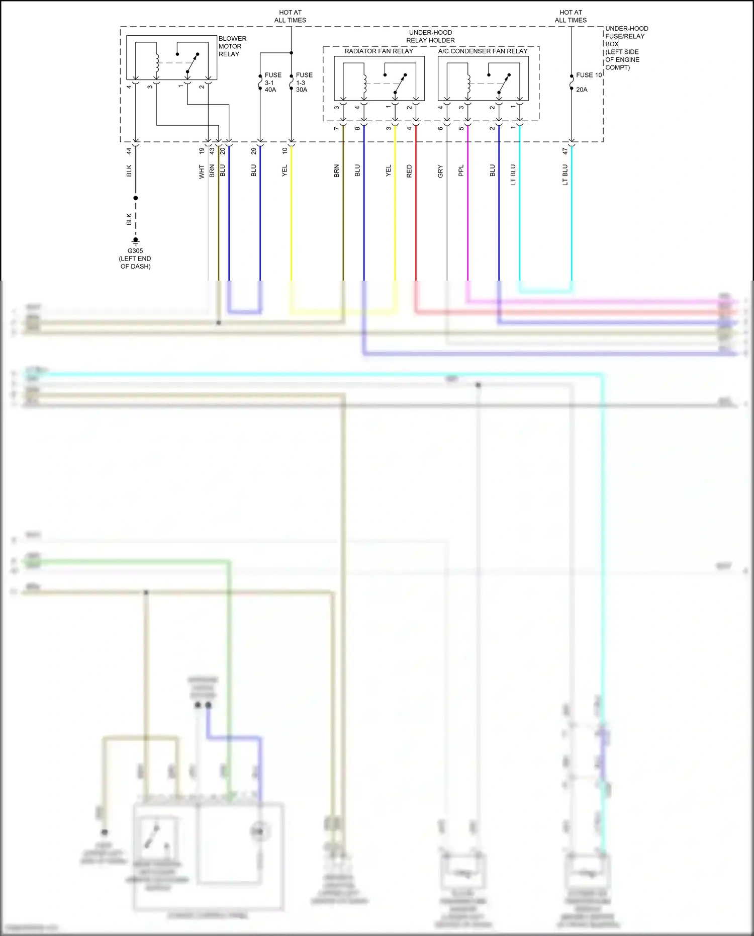 Wiring diagram blu for Honda Civic X (2015-2021) (198 of 242)