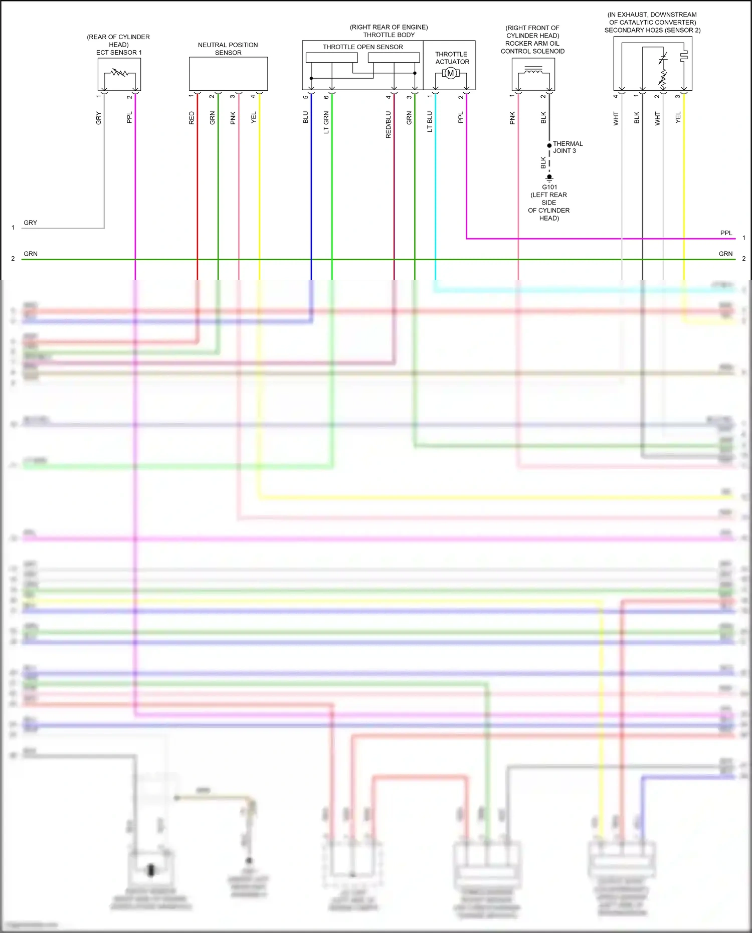 Wiring diagram blu for Honda Civic X (2015-2021) (239 of 242)