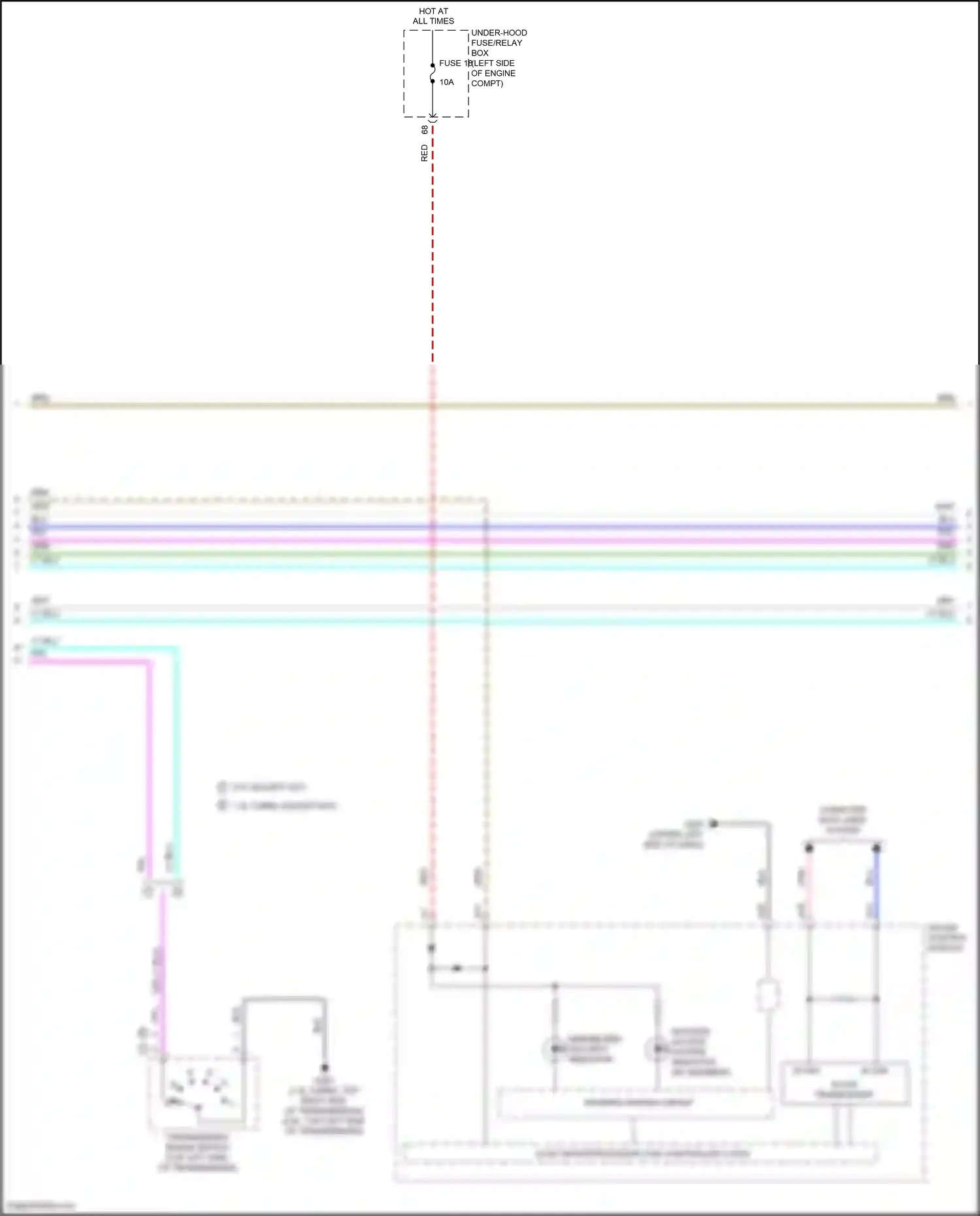 Honda Civic X (2015-2021) brn wiring diagram  (139 of 243)
