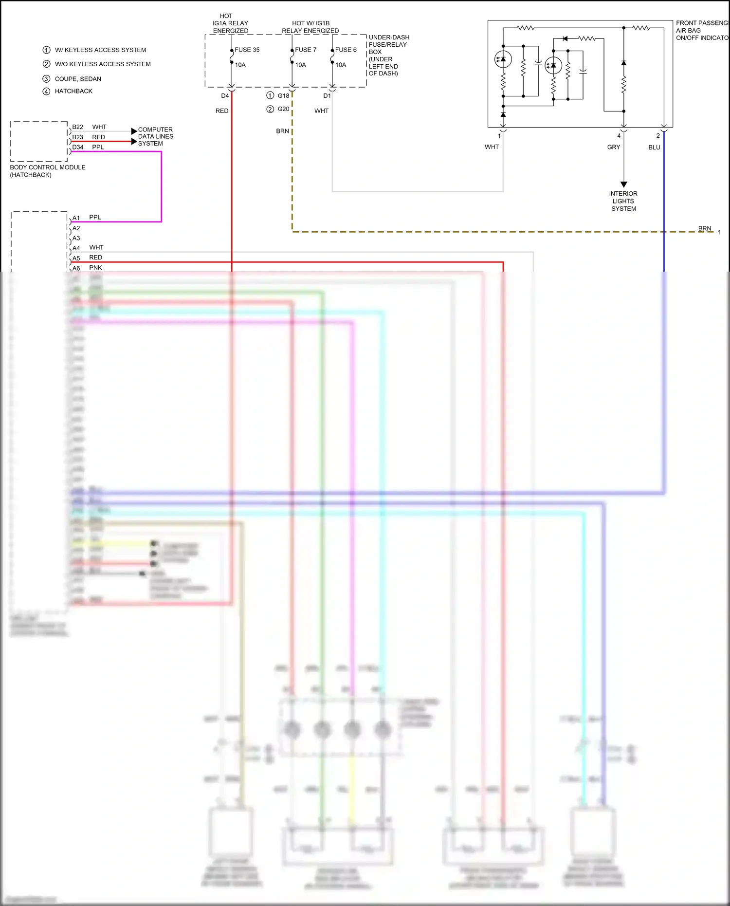 Wiring diagram cable reel for Honda Civic X (2015-2021) (20 of 29)