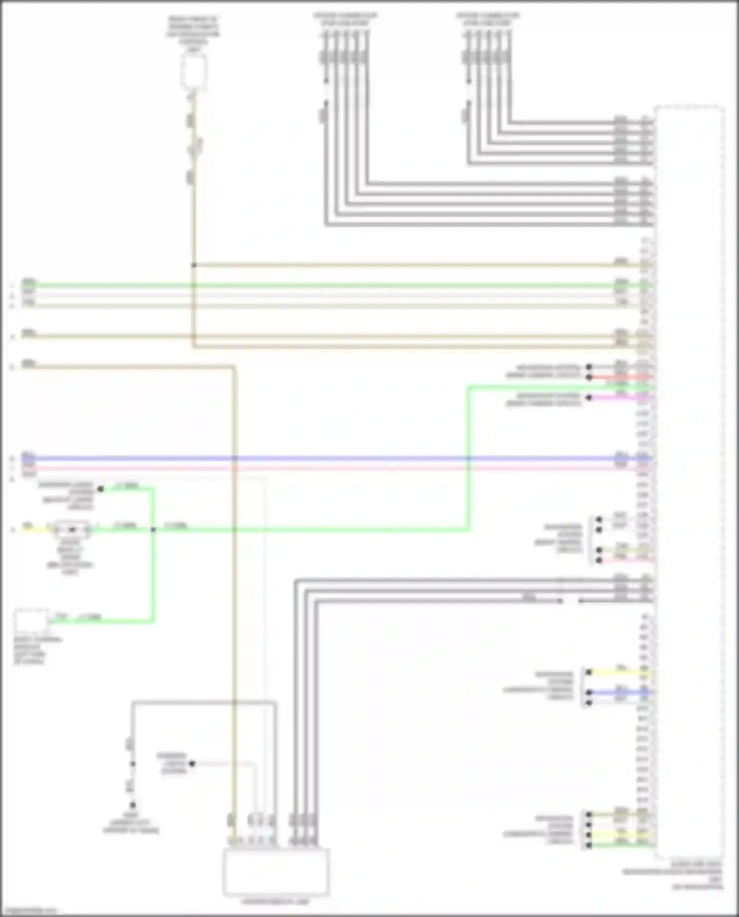 Wiring diagram center display unit for Honda Civic X (2015-2021) (9 of 23)