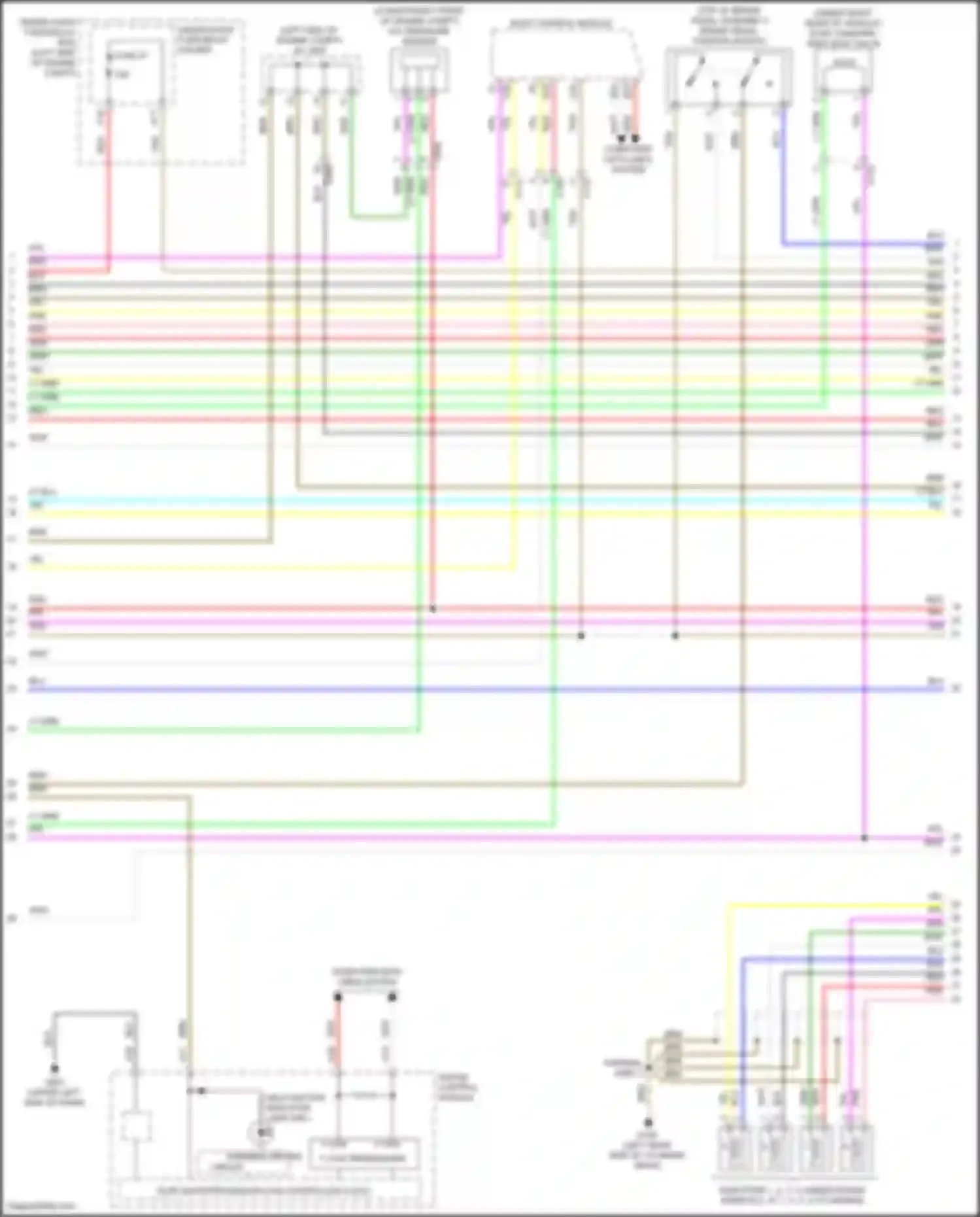 Wiring diagram computer data lines system for Honda Civic X (2015-2021) (129 of 140)