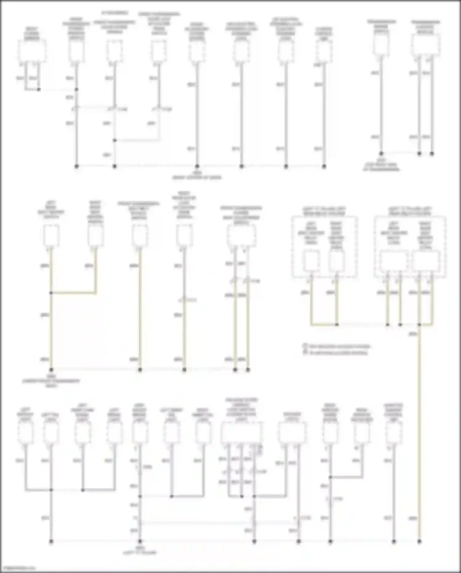 Wiring diagram front passenger's door outer handle for Honda Civic X (2015-2021) (3 of 5)