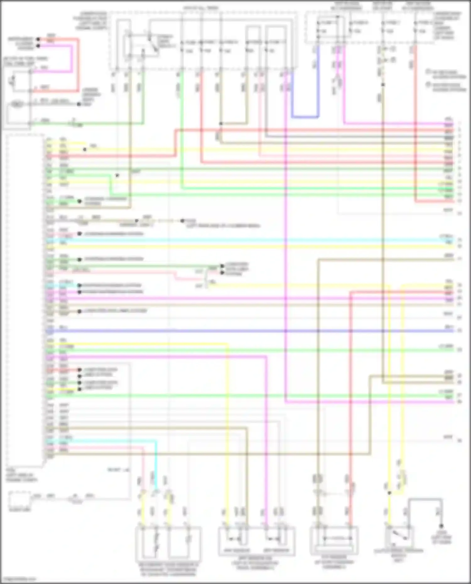 Wiring diagram ftp sensor for Honda Civic X (2015-2021) (3 of 7)