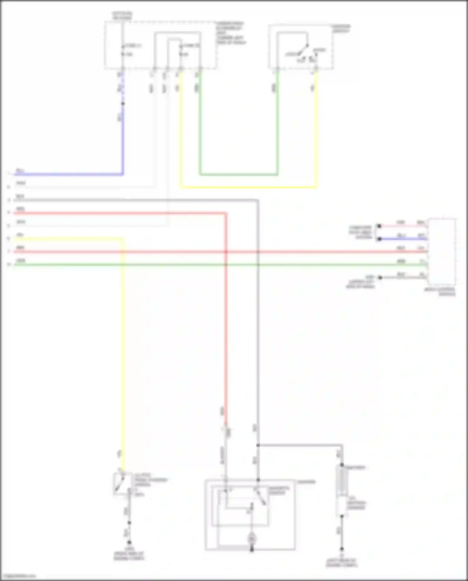 Wiring diagram hot in on or start for Honda Civic X (2015-2021) (20 of 51)