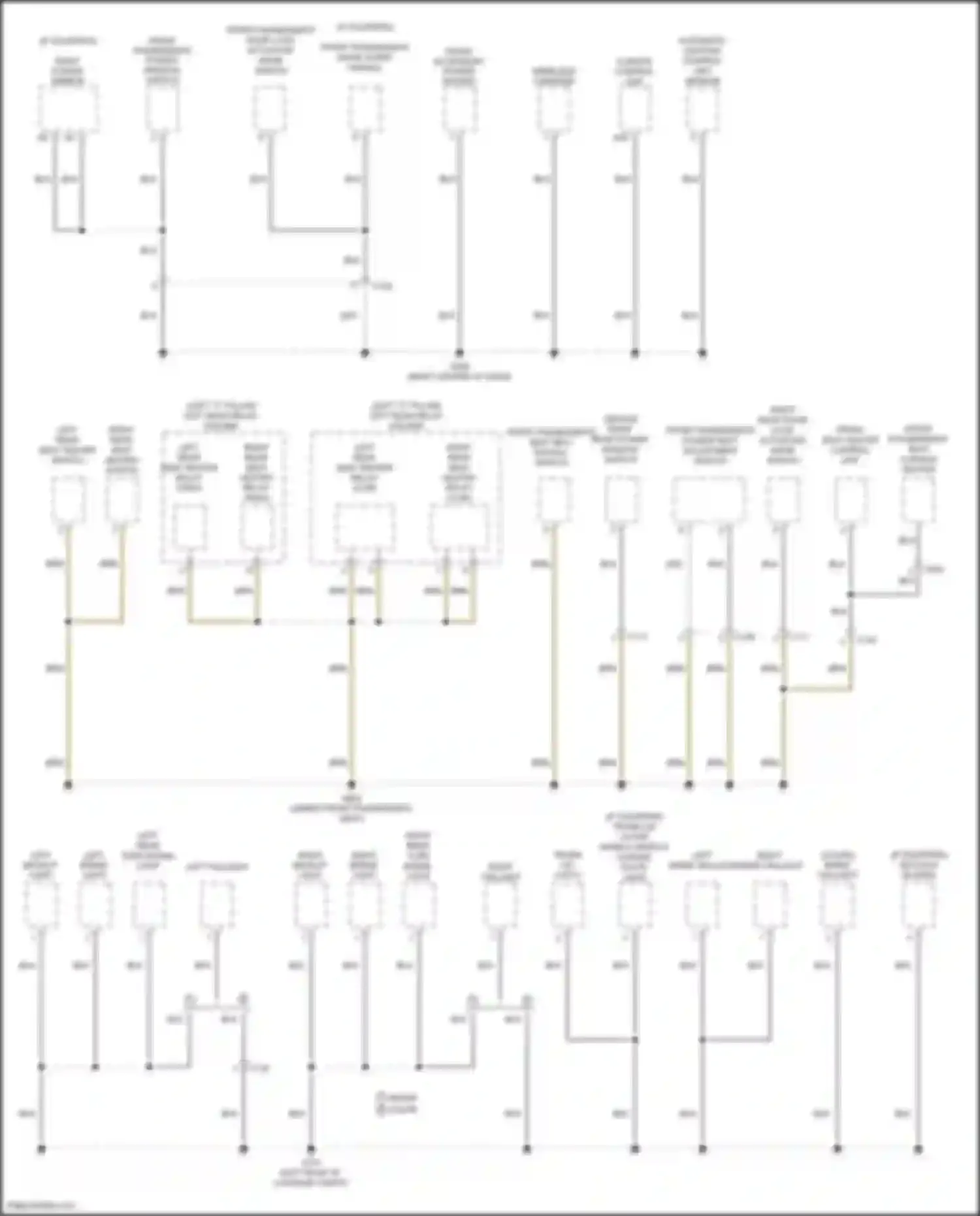Wiring diagram left rear relay holder a for Honda Civic X (2015-2021) (1 of 7)