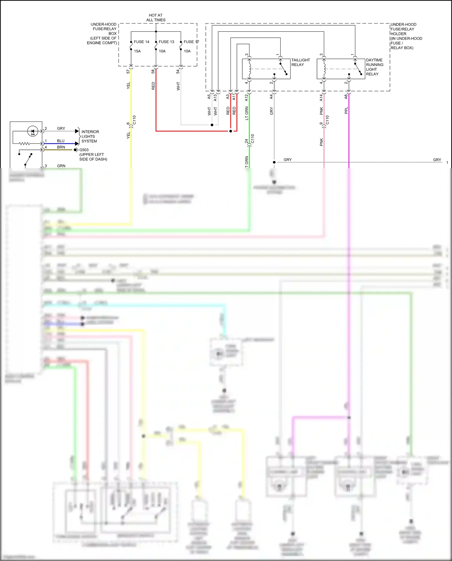 Honda Civic X (2015-2021) lt blu wiring diagram  (2 of 172)