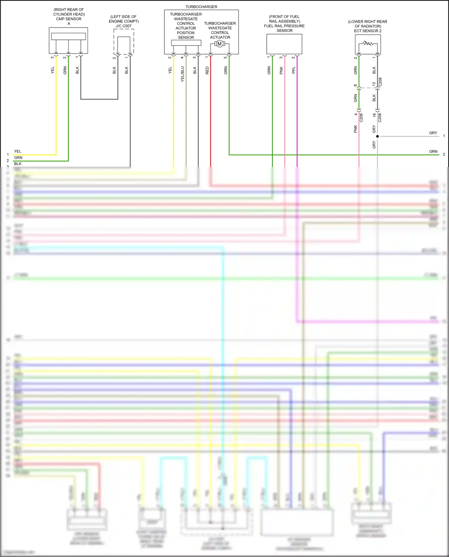 Honda Civic X (2015-2021) lt blu wiring diagram  (168 of 172)