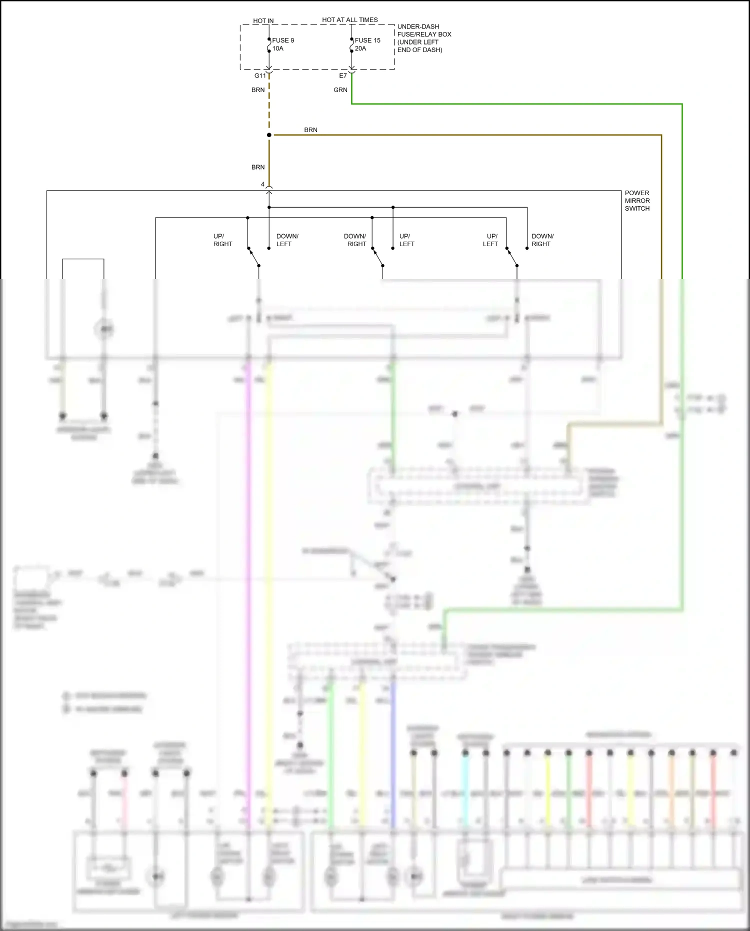 Honda Civic X (2015-2021) lt blu wiring diagram  (19 of 172)