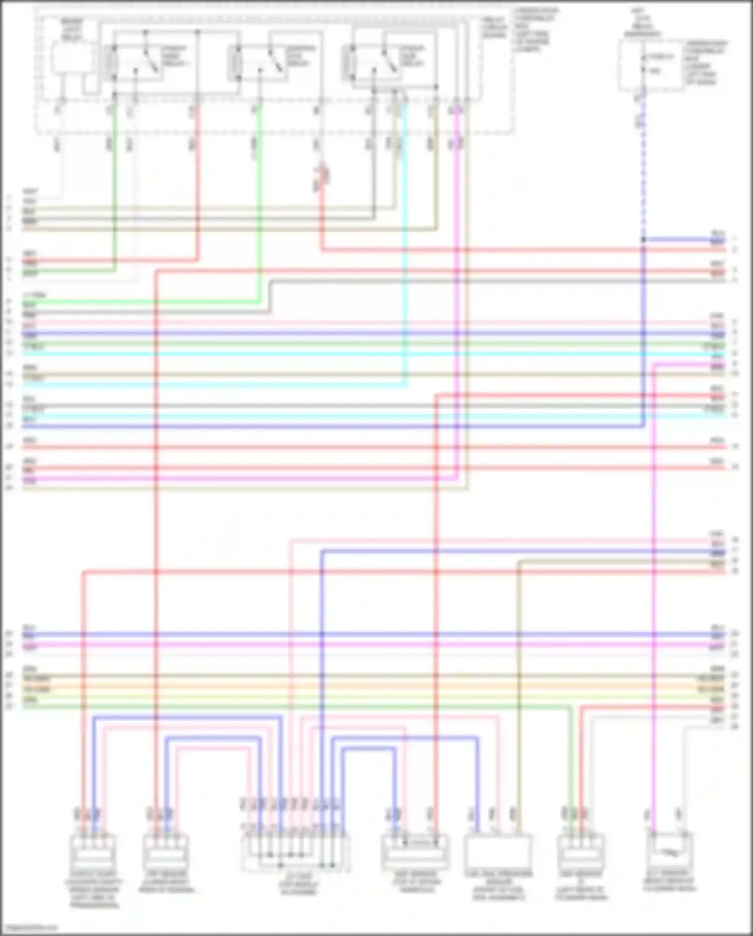 Wiring diagram map sensor for Honda Civic X (2015-2021) (3 of 4)