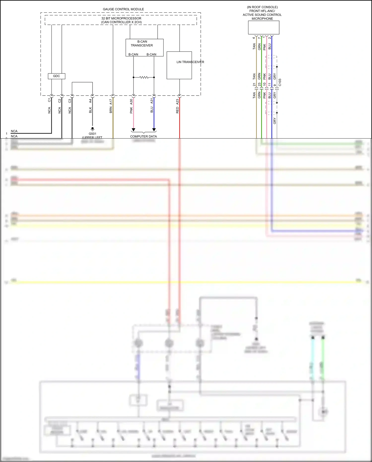 Wiring diagram nca for Honda Civic X (2015-2021) (9 of 57)