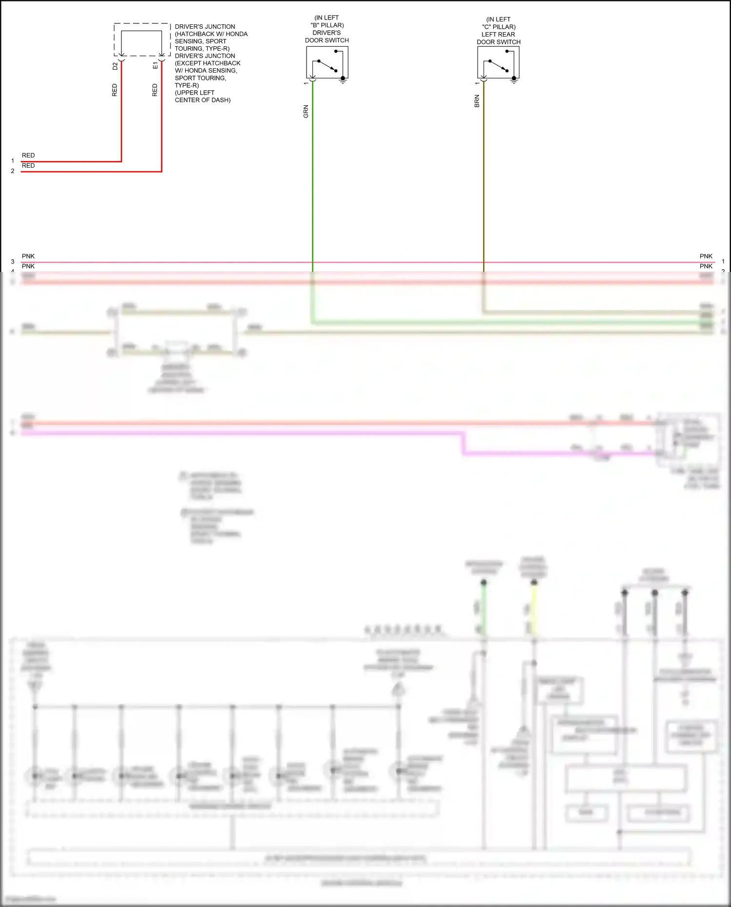 Wiring diagram nca for Honda Civic X (2015-2021) (2 of 57)