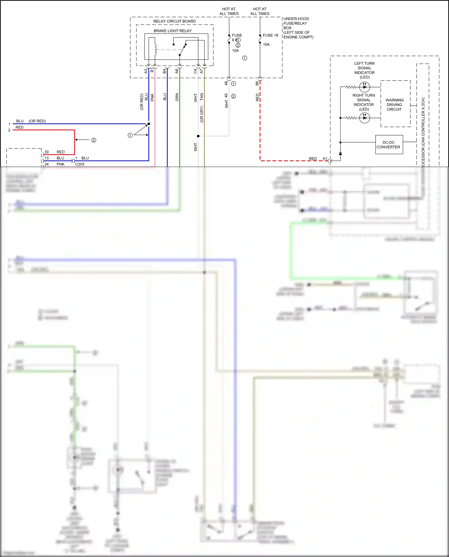 Honda Civic X (2015-2021) no. 2 wiring diagram  (4 of 16)