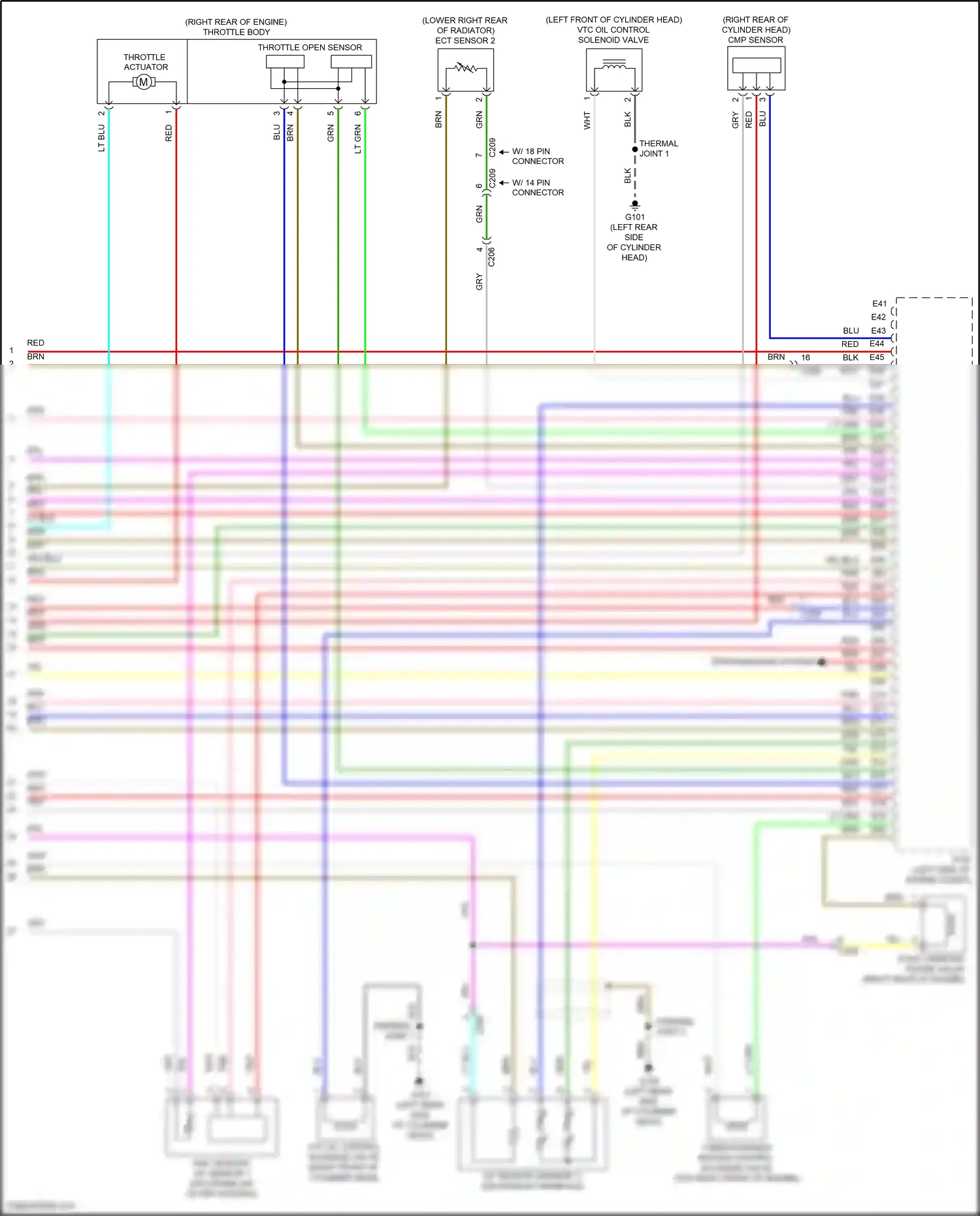 Honda Civic X (2015-2021) pnk wiring diagram  (192 of 219)