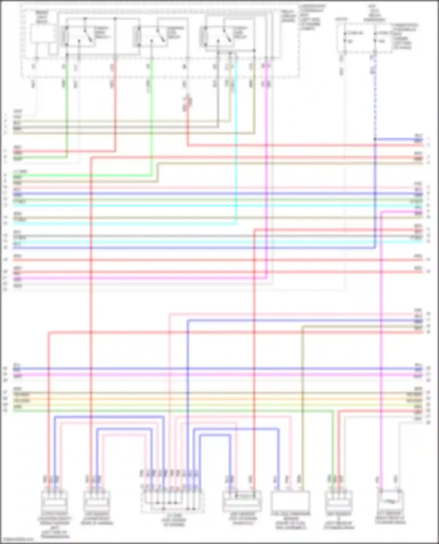 Wiring diagram relay circuit board for Honda Civic X (2015-2021) (28 of 34)