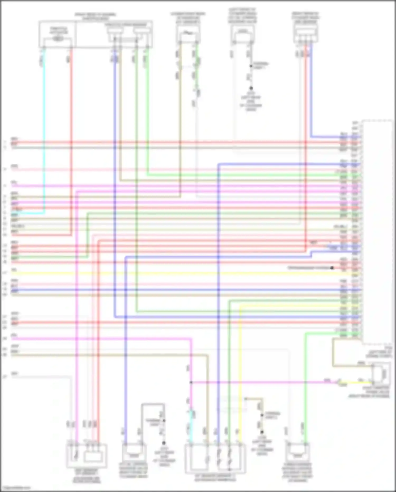 Wiring diagram throttle open sensor for Honda Civic X (2015-2021) (4 of 8)