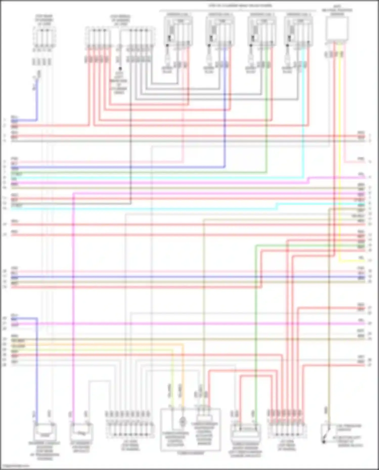 Wiring diagram turbocharger boost sensor for Honda Civic X (2015-2021) (3 of 4)