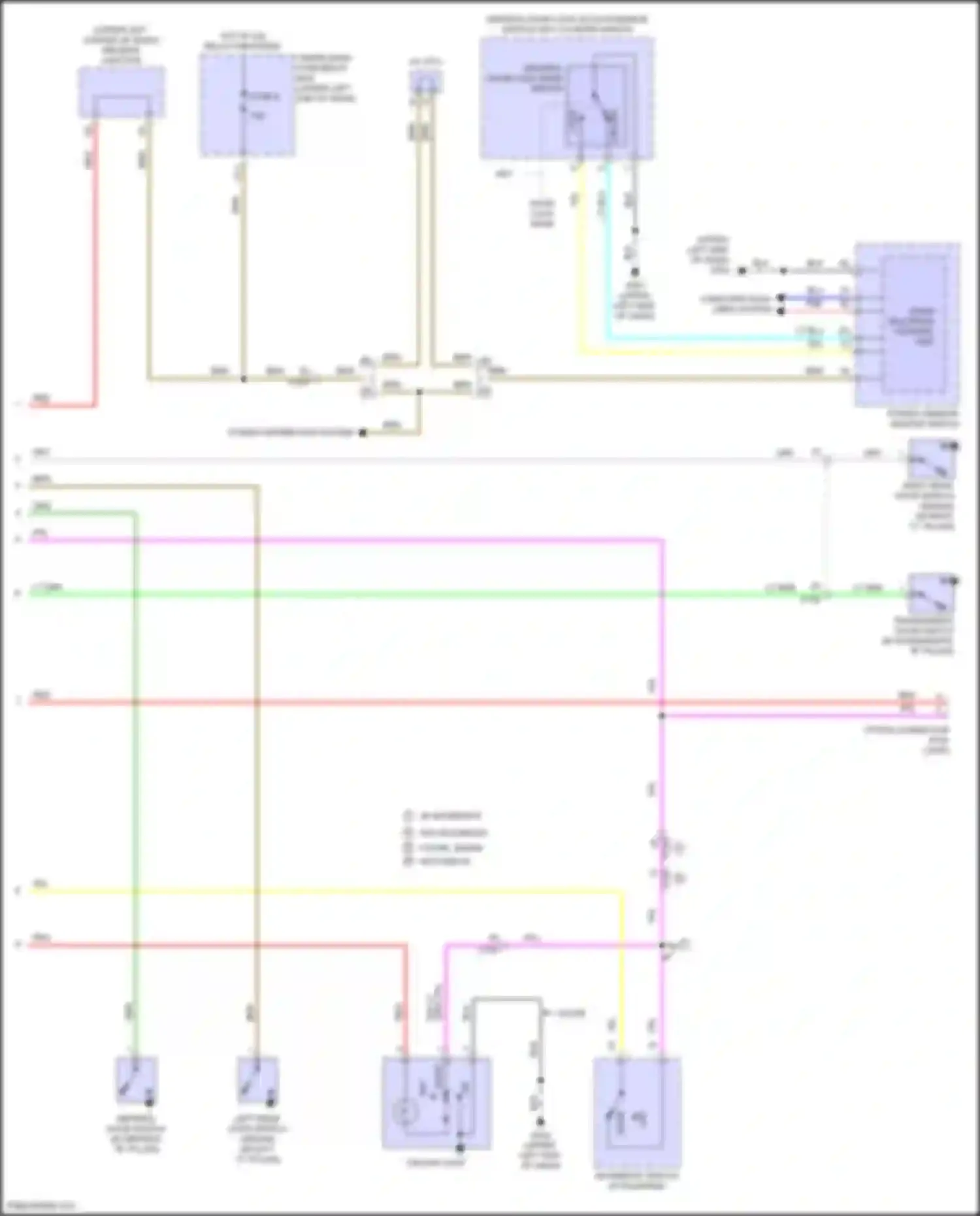Wiring diagram under-dash fuse/relay box for Honda Civic X (2015-2021) (24 of 97)