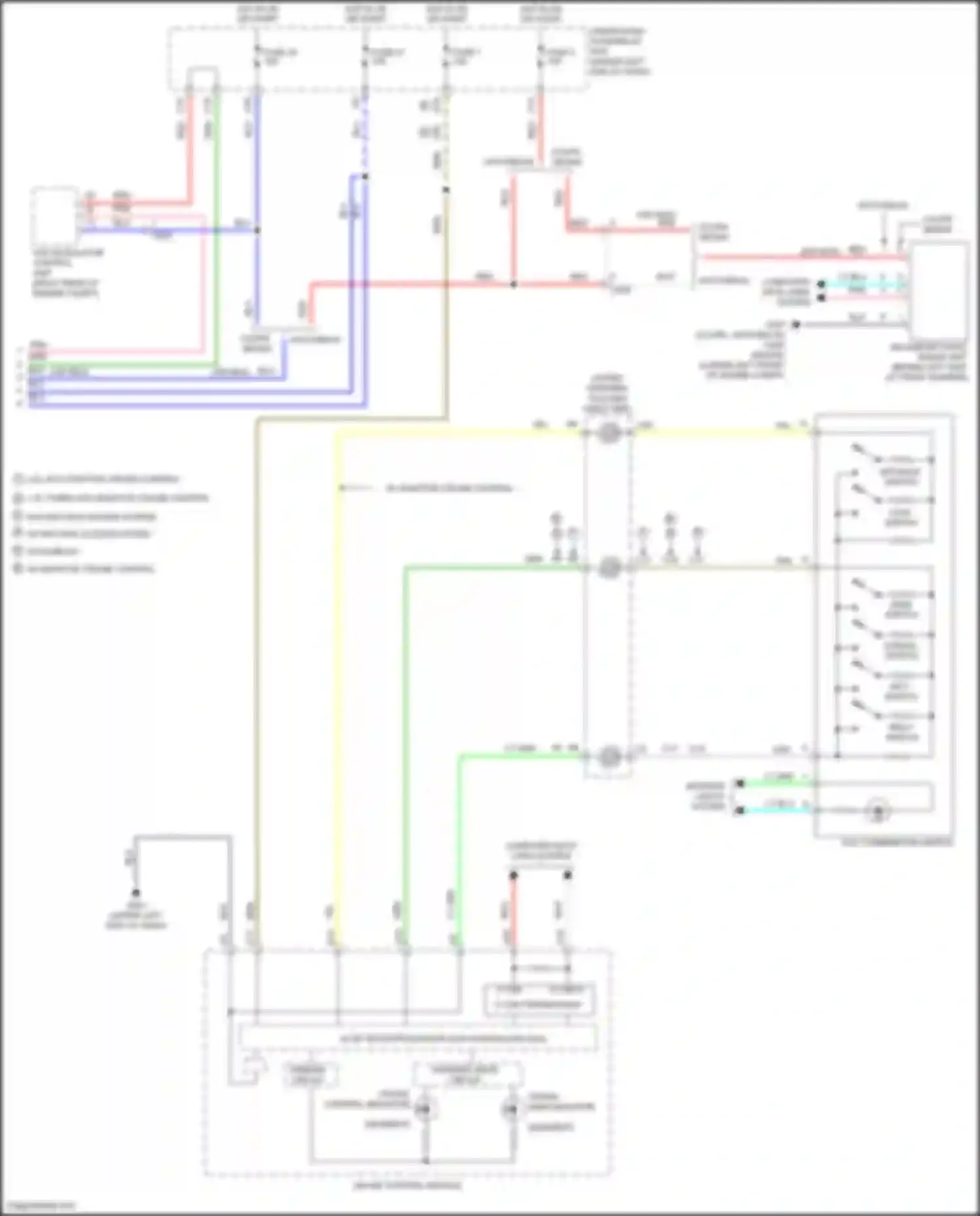 Wiring diagram warning drive circuit for Honda Civic X (2015-2021) (1 of 4)
