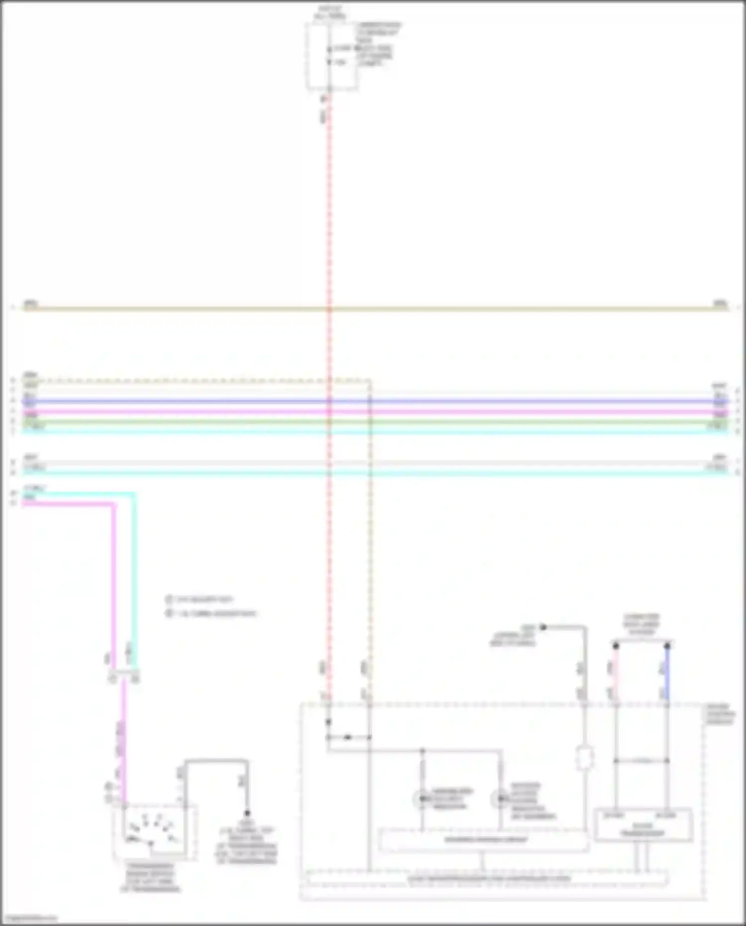 Wiring diagram warning driving circuit for Honda Civic X (2015-2021) (10 of 33)