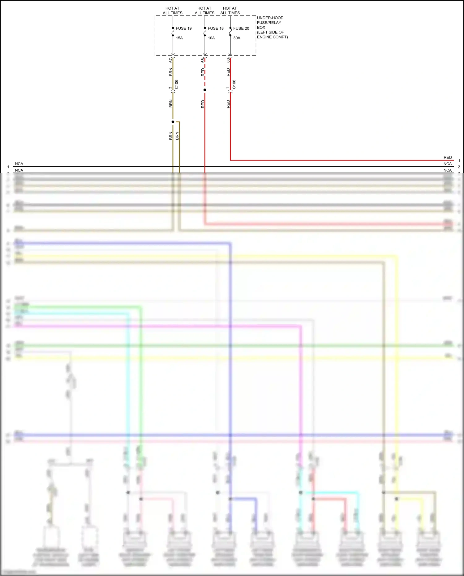 Wiring diagram yel for Honda Civic X (2015-2021) (84 of 201)