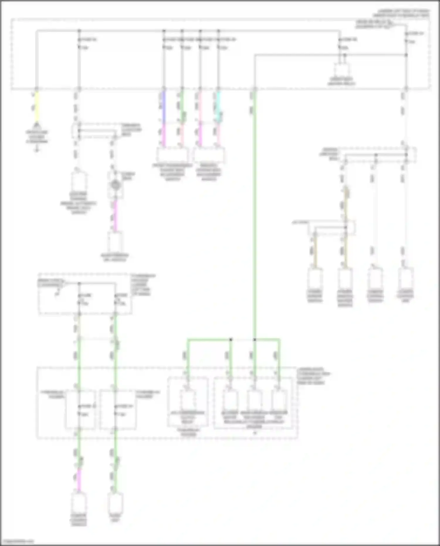 Civic Honda XI (2021-2024): Power distribution circuit, sedan (4 of 6)