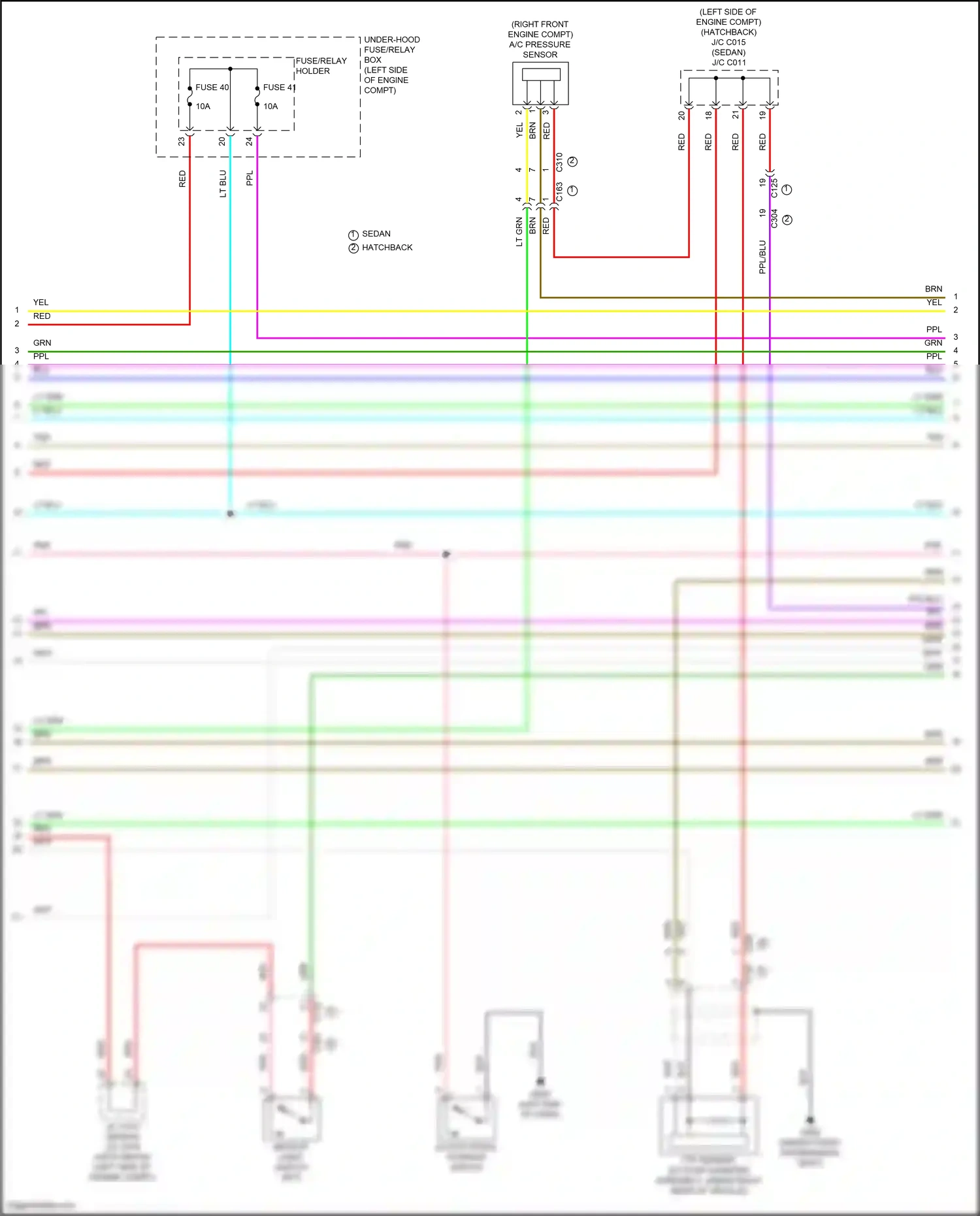 Wiring diagram backup light switch for Honda Civic XI (2021-2024) (7 of 7)