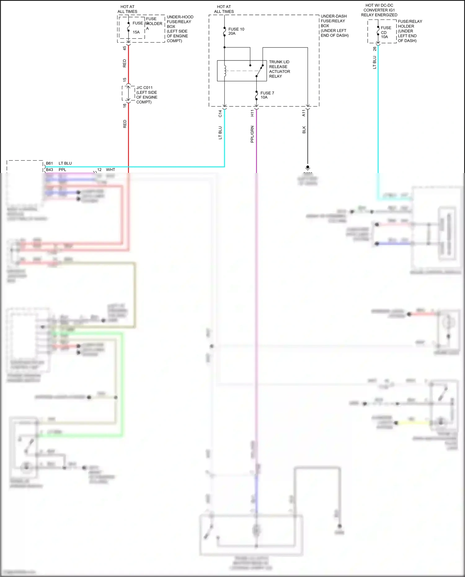Wiring diagram body control module for Honda Civic XI (2021-2024) (20 of 41)