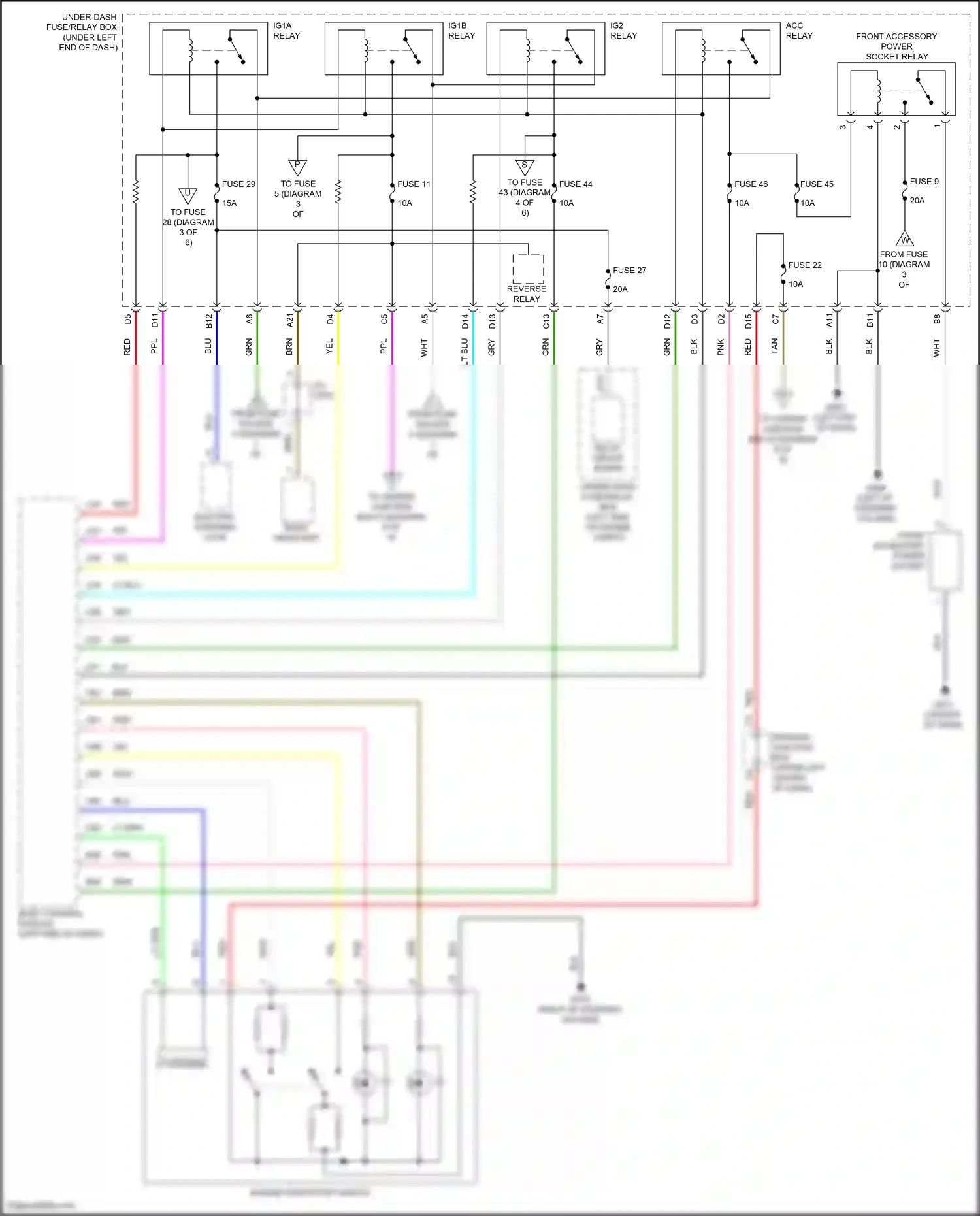 Wiring diagram body control module for Honda Civic XI (2021-2024) (8 of 41)