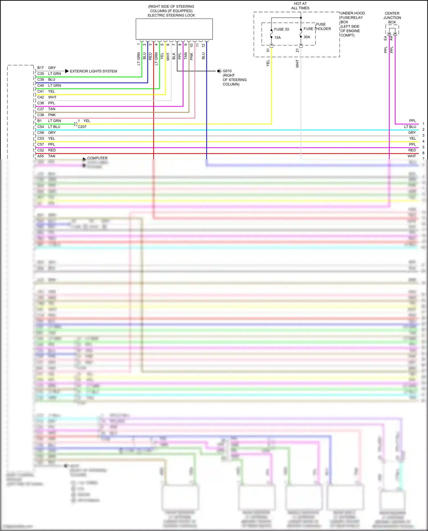 Wiring diagram body control module for Honda Civic XI (2021-2024) (31 of 41)