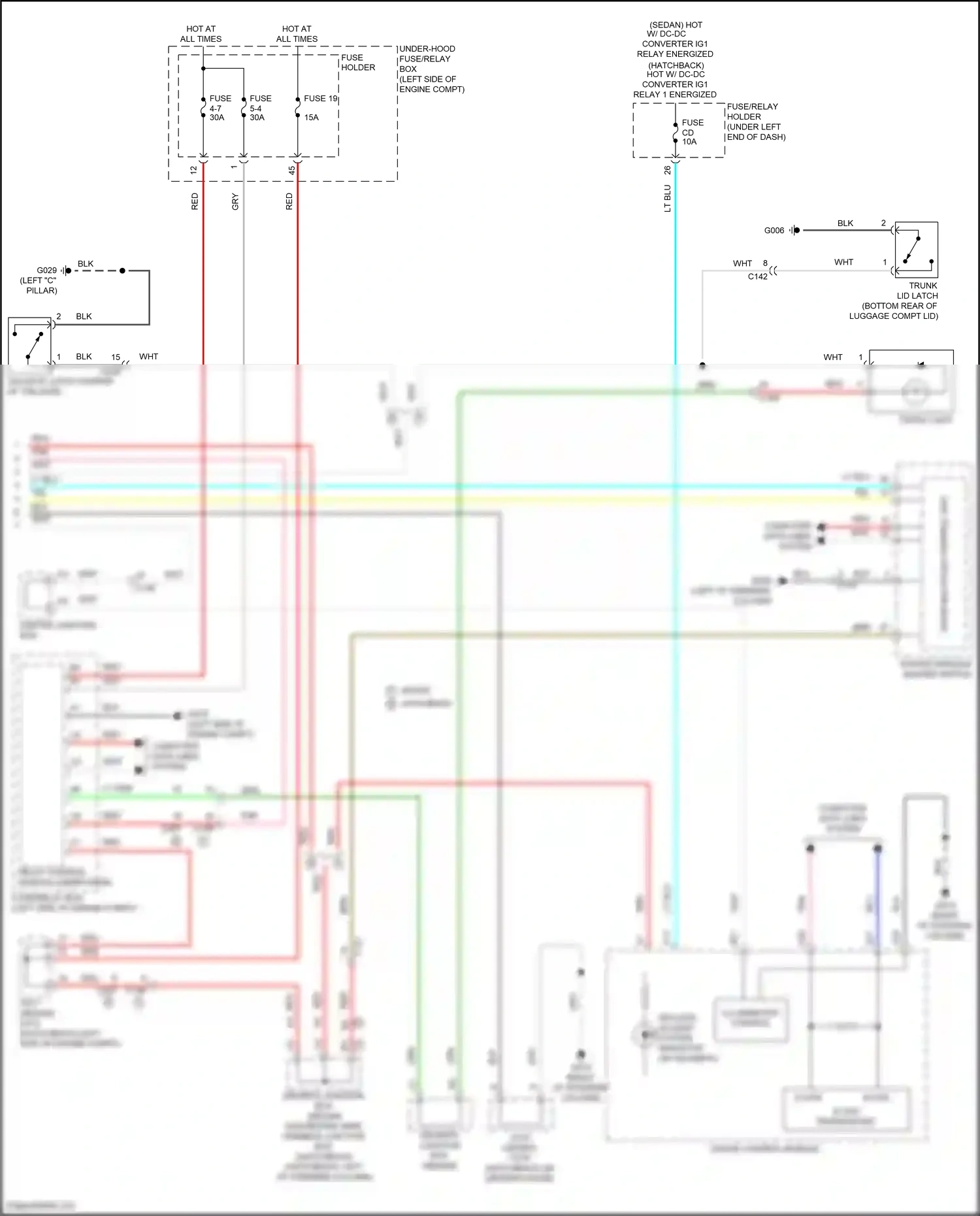 Wiring diagram computer data lines system for Honda Civic XI (2021-2024) (34 of 93)